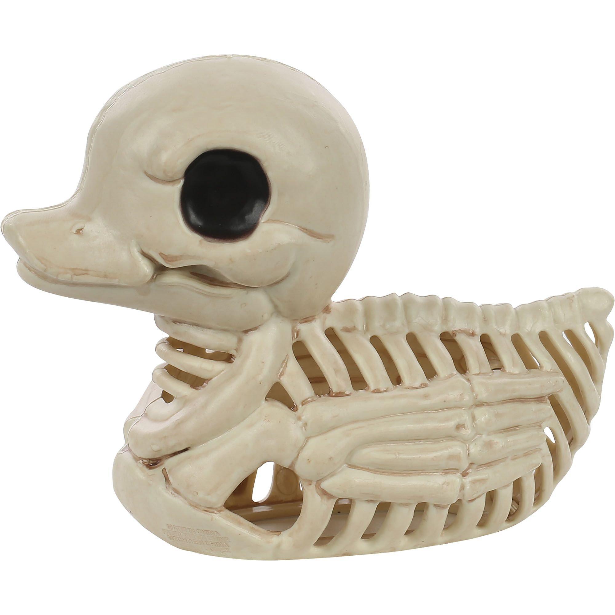 Duck Skeleton Plastic Decoration, 4.25in x 5.5in