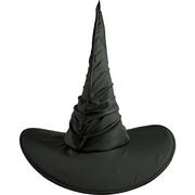 Crooked Fabric Witch Hat, 19in