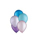 25ct, 5in, Cosmic Pearl 5-Color Mix Mini Latex Balloons - Blues, Pink & Purples