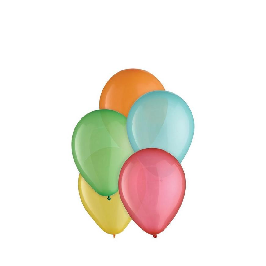 De stad eerlijk Blootstellen 25ct, 5in, Sherbet 5-Color Mix Mini Latex Balloons - Blue, Green, Orange,  Red & Yellow | Party City