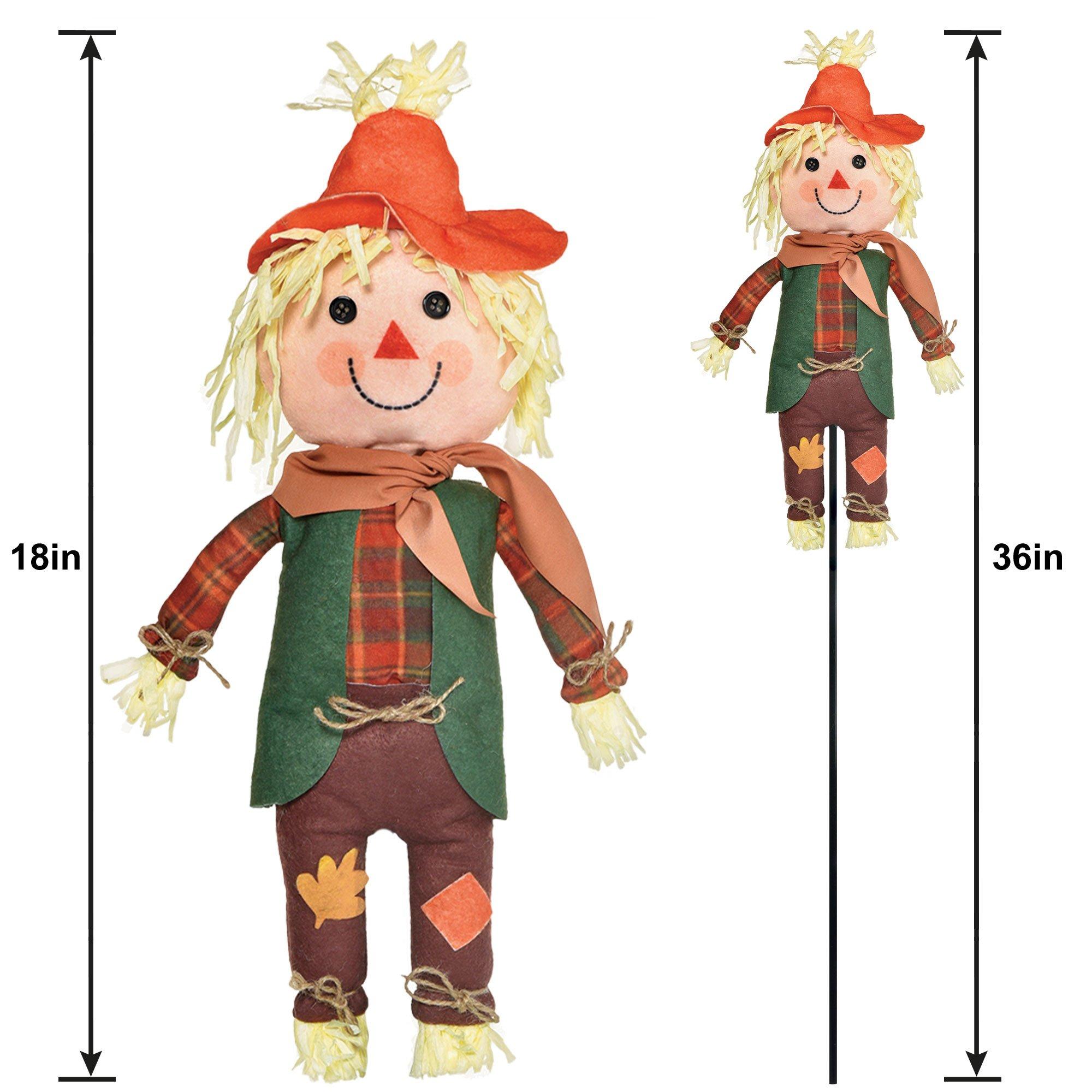 Fall Scarecrow Yard Stake, 36in