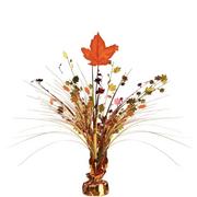 Fall Leaves Foil & Cardstock Spray Centerpiece, 18in