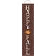 Happy Fall Wood Plank Sign, 9.6in x 46in