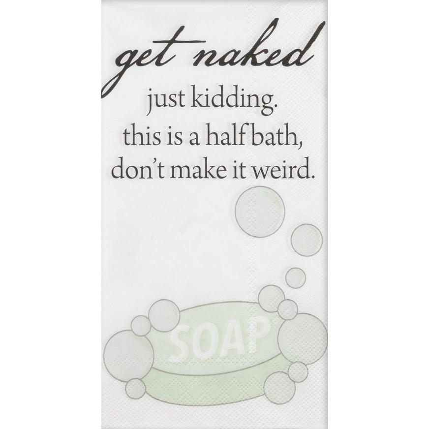 Get Naked Premium Paper Guest Towels, 16ct