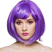 Purple Candy Girl Bob Wig