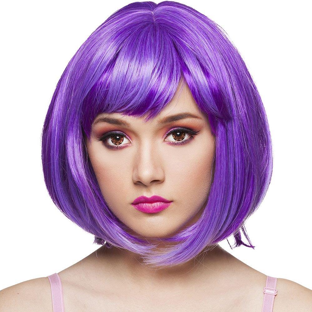 Cheap shop purple wigs