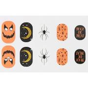 Night of Pumpkins Halloween Nail Wraps for Kids, 10ct
