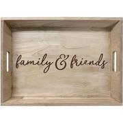 Family & Friends Wood Tray, 16in x 11in