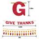 Give Thanks Thanksgiving Banner Set, 4pc