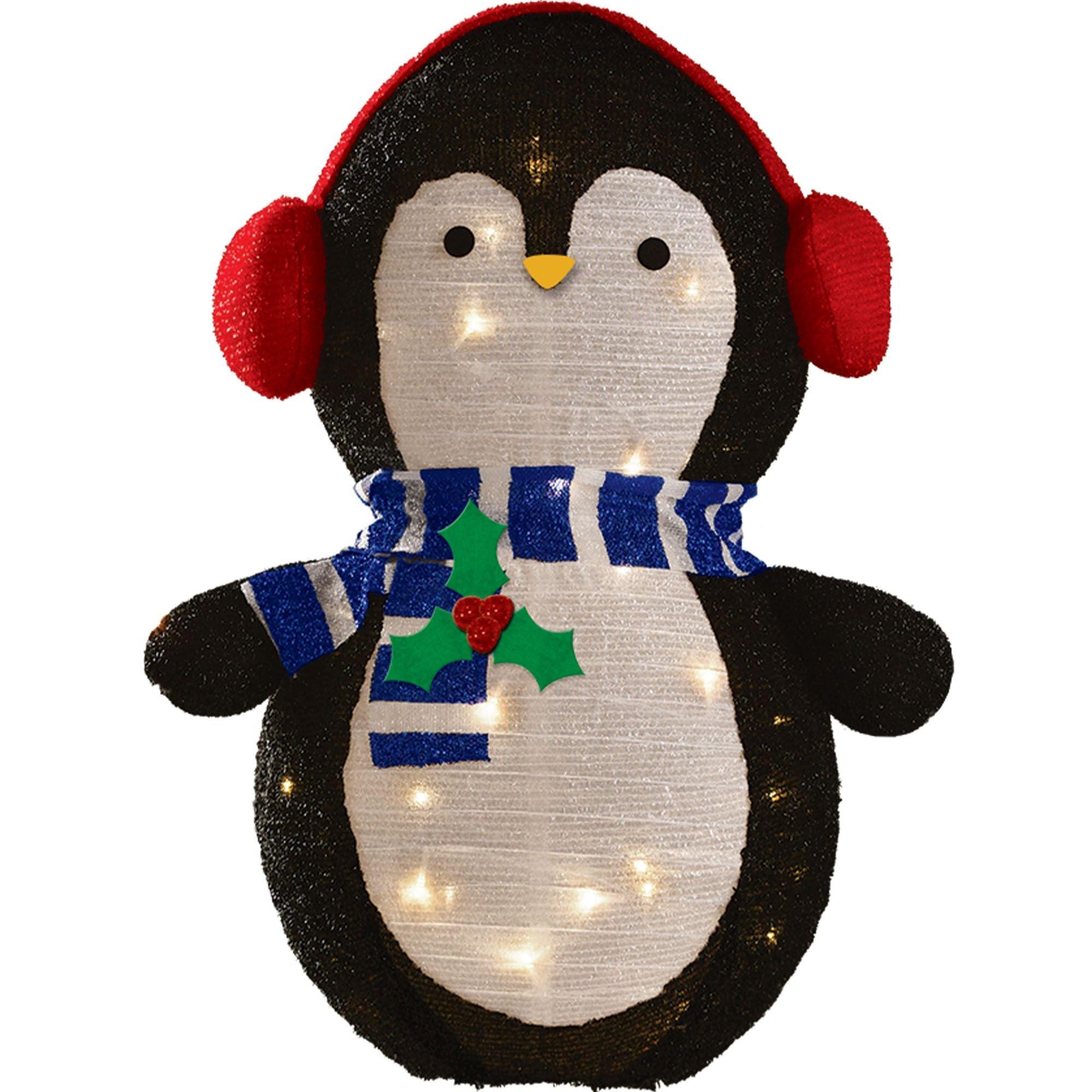 POLKA DOT PENGUIN Wall Hanging 7ct Plastic Canvas KIT ~ NIB (#603)