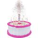 Party Popper! Cake Toppers with Edible Confetti, 4.75in, 2ct - Blue or Pink
