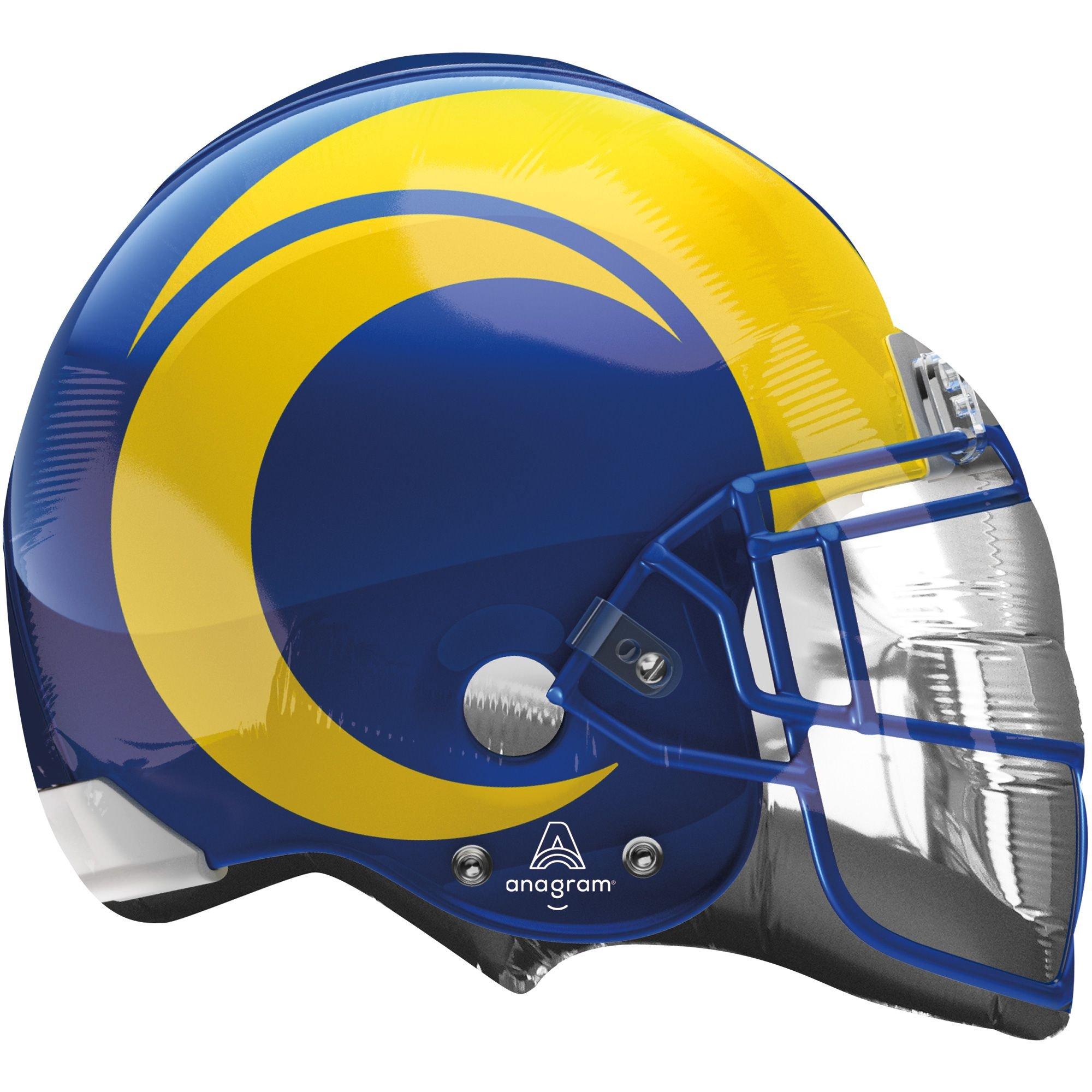 BLITZ Collection - 8 Layer Los Angeles Rams Helmet 3D Vintage Metal Wa