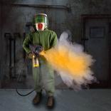 Animatronic Light-Up Zombie Flamethrower™ Halloween Decoration with Sounds, 6.6ft -  The Exterminator™