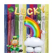 St. Patrick's Day Leprechaun's Rainbow Balloon Backdrop Kit