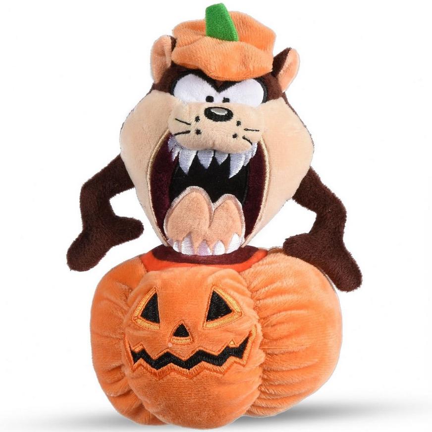 Tasmanian Devil Pumpkin Halloween Plush Toy - Looney Tunes