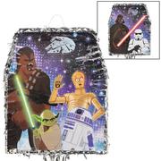 Pull String Star Wars Galaxy of Adventures Cardstock & Tissue Paper Pinata, 18in x 21.5in