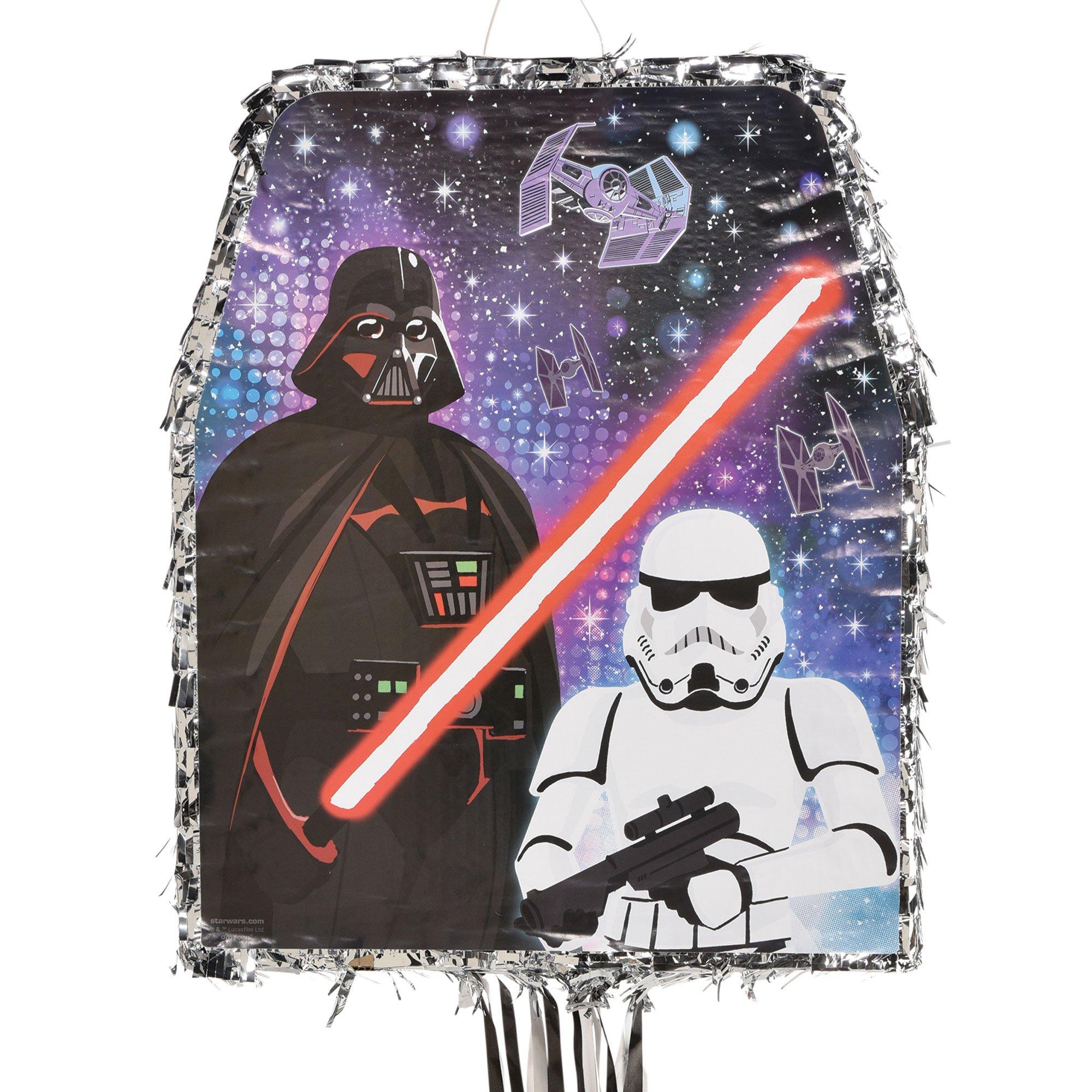 Pull String Star Wars Galaxy of Adventures Cardstock & Tissue Paper Pinata, 18in x 21.5in