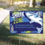 Custom Shark Yard Sign
