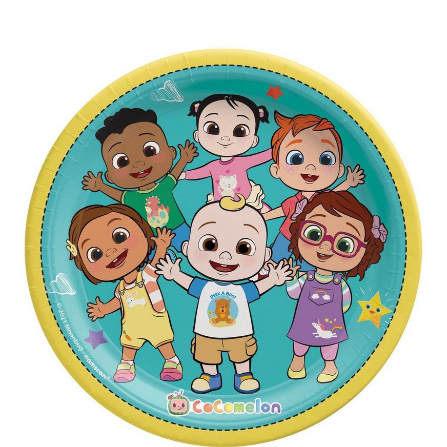 CoComelon Paper Lunch Plates, 9in, 8ct | Party City