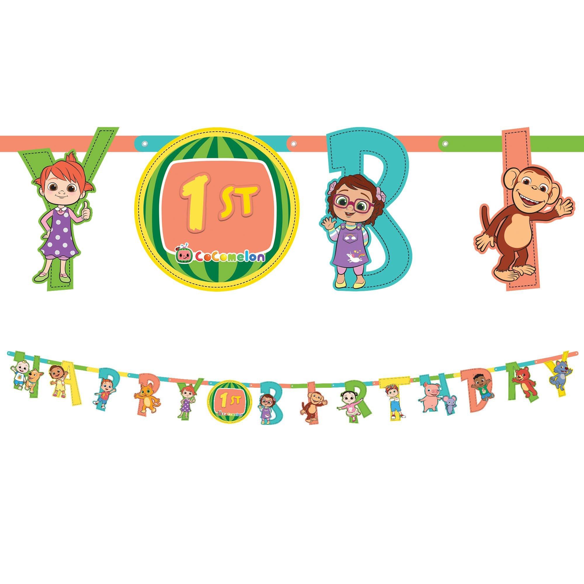 Happy Birthday Cocomelon Cartoon Childrens Cake Flag Party Decoration Cute  Jj Boys Family Rainbow Kids Birthday Decorations Supplies For Boy And Girls  G84AVEL From 1,04 €