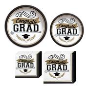 Achievement is Key Graduation Party Tableware Kit for 50 Guests