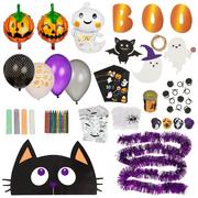 Boo Halloween Friends Trunk or Treat Car Decorating Kit, 200pc
