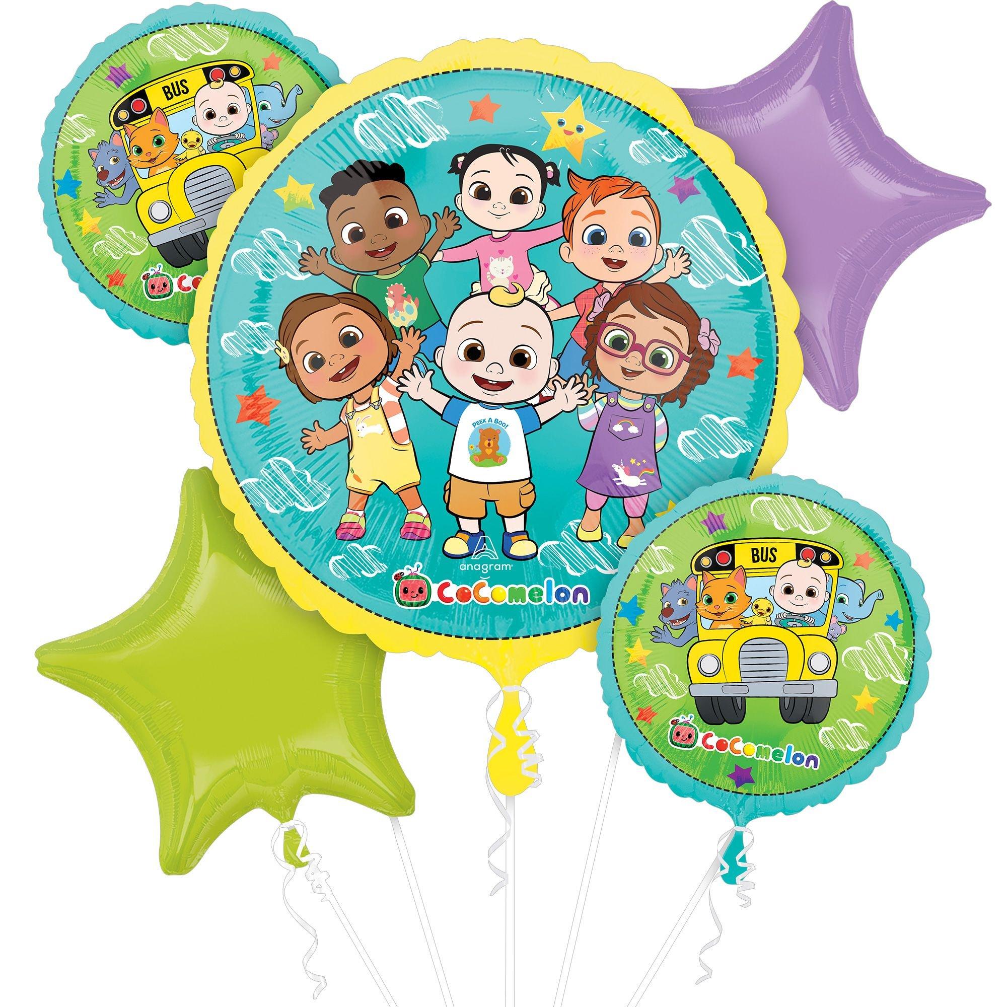 CoComelon Foil Balloon Bouquet, 5pc