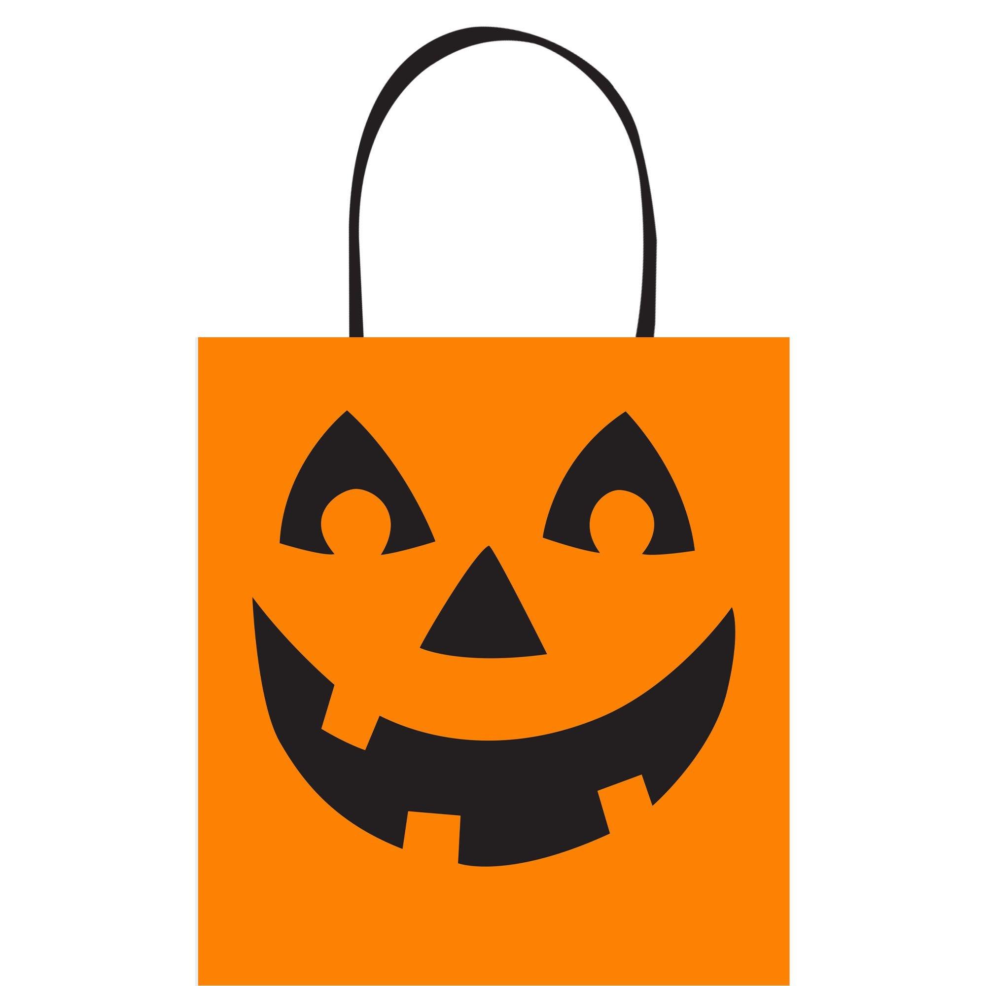 Groovy Trick or Treat Pumpkins Halloween Personalized Tote Bag DIY Kits