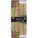 Gold Stripe New Year's Foil Fringe Blowouts, 24ct
