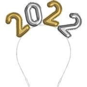 Gold & Silver 2022 Balloon Plastic Headband