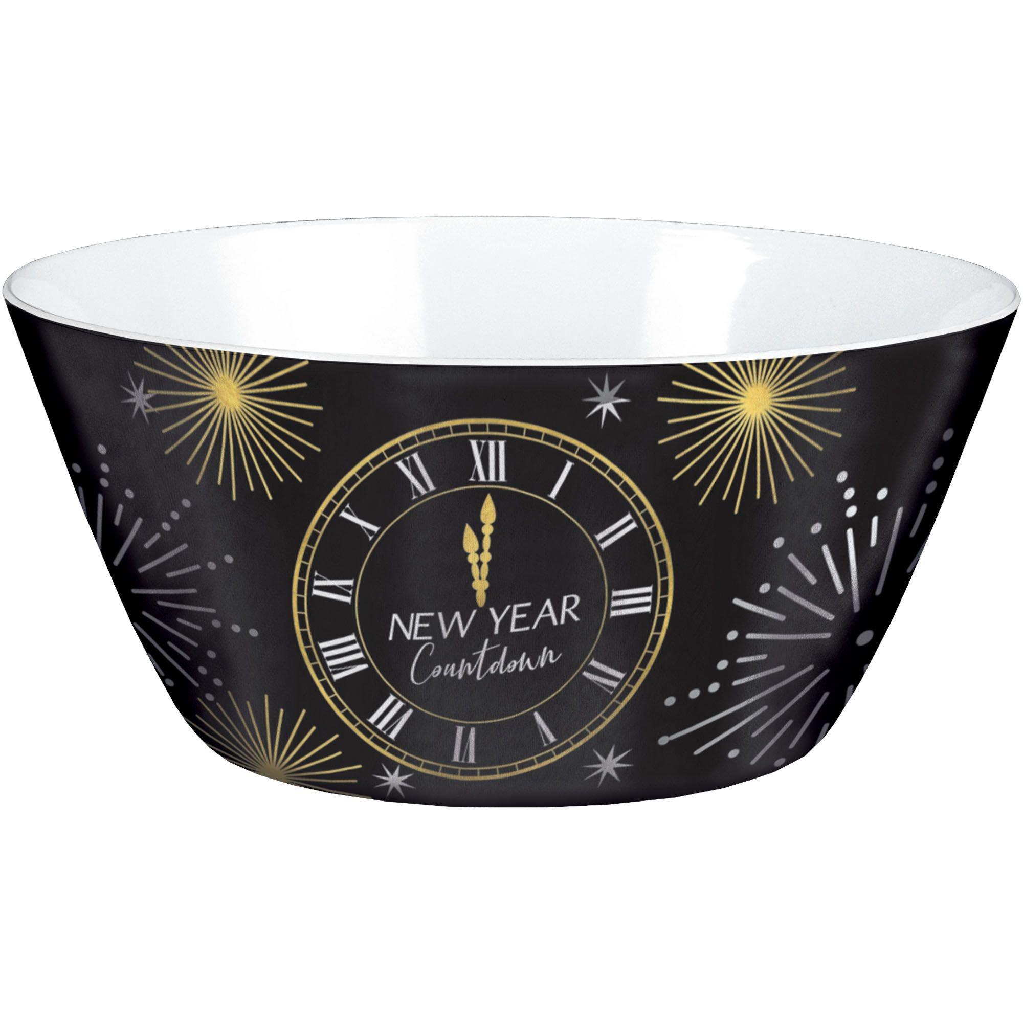 Countdown to New Year's Melamine Serving Bowl, 10in
