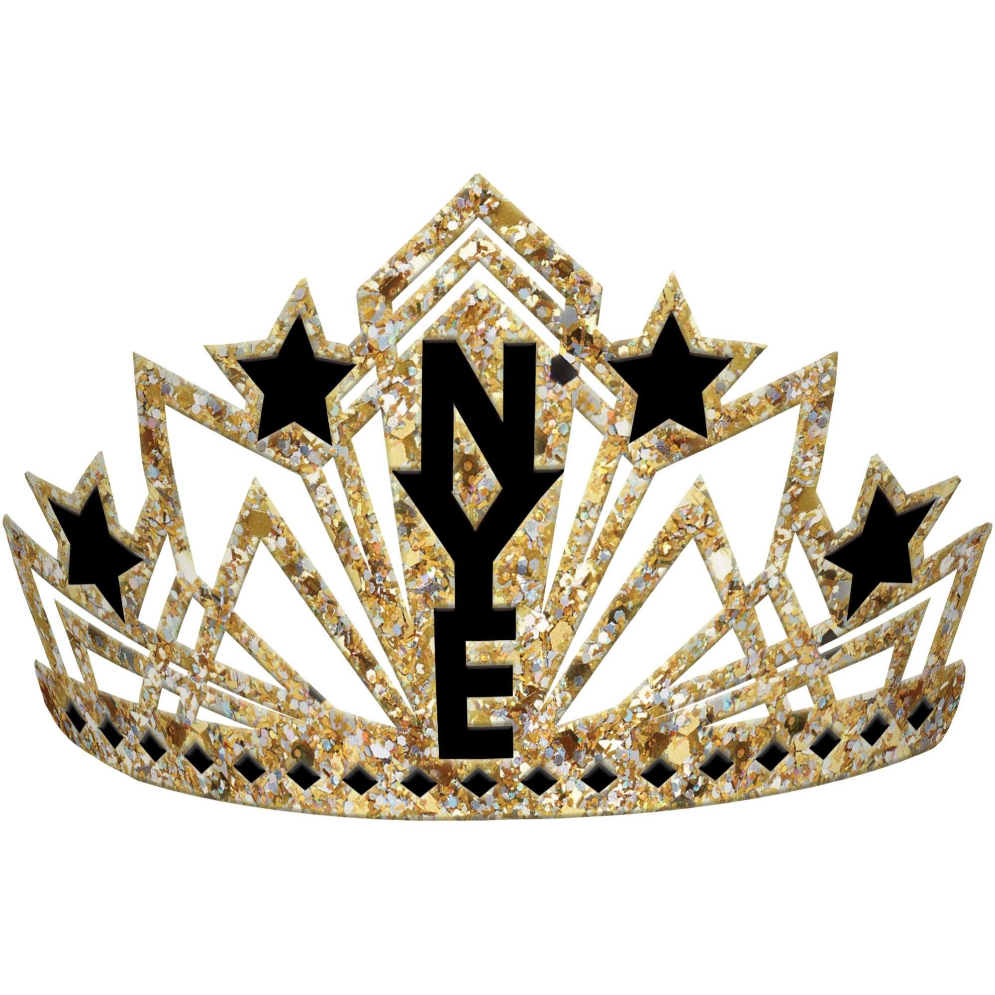 How to Make a Glittery Foil Kids Crown for New Year's Eve