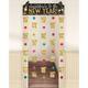 Colorful Confetti New Year's Cardstock & Foil Doorway Curtain, 3.25ft x 6.4ft