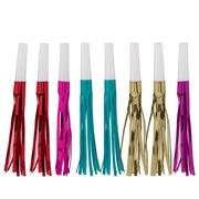 Multicolor New Year's Foil Fringe Squawkers, 8ct