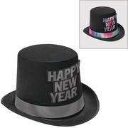 Illuminating New Year's Eve Fabric Top Hat