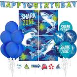 Shark Party Birthday Room Decorating Kit