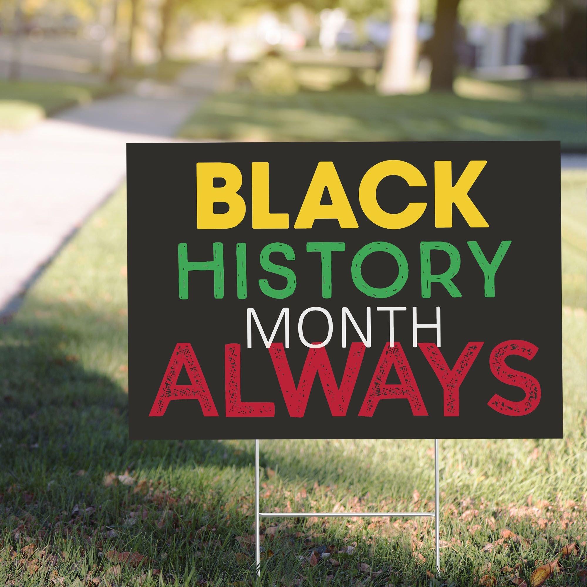 PartyCity Black History Month Yard Sign at Hamilton Place in ...