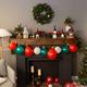 DIY Air-Filled Christmas Ornament Latex & Cardstock Balloon Garland Kit