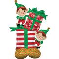 AirLoonz Christmas Elves Foil Balloon, 53in