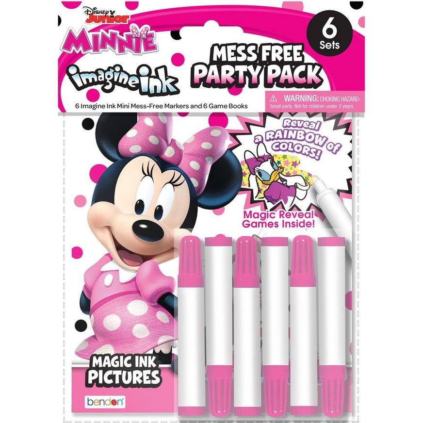 New Disney Minnie Mouse  Imagine Ink Activity Book Marker Mess Free Coloring 