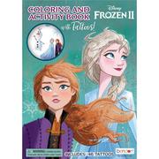 Frozen 2 Jumbo Paper Coloring & Activity Book with Temporary Tattoos, 7.75in x 10.75in