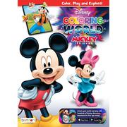 Mickey Mouse & Friends Jumbo Paper Coloring & Activity Book with Stickers, 7.75in x 10.75in