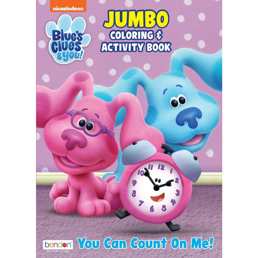 Blue's Clues & You Jumbo Paper Coloring & Activity Book, 7.75in x 10.75in