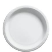 White Extra Sturdy Paper Lunch Plates, 8.5in, 150ct