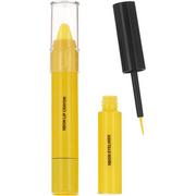 Neon Yellow Lip Gloss & Eyeliner Makeup Set - Iridescent Glam