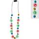 Light-Up Jingle Bell LED Plastic Necklace, 26in