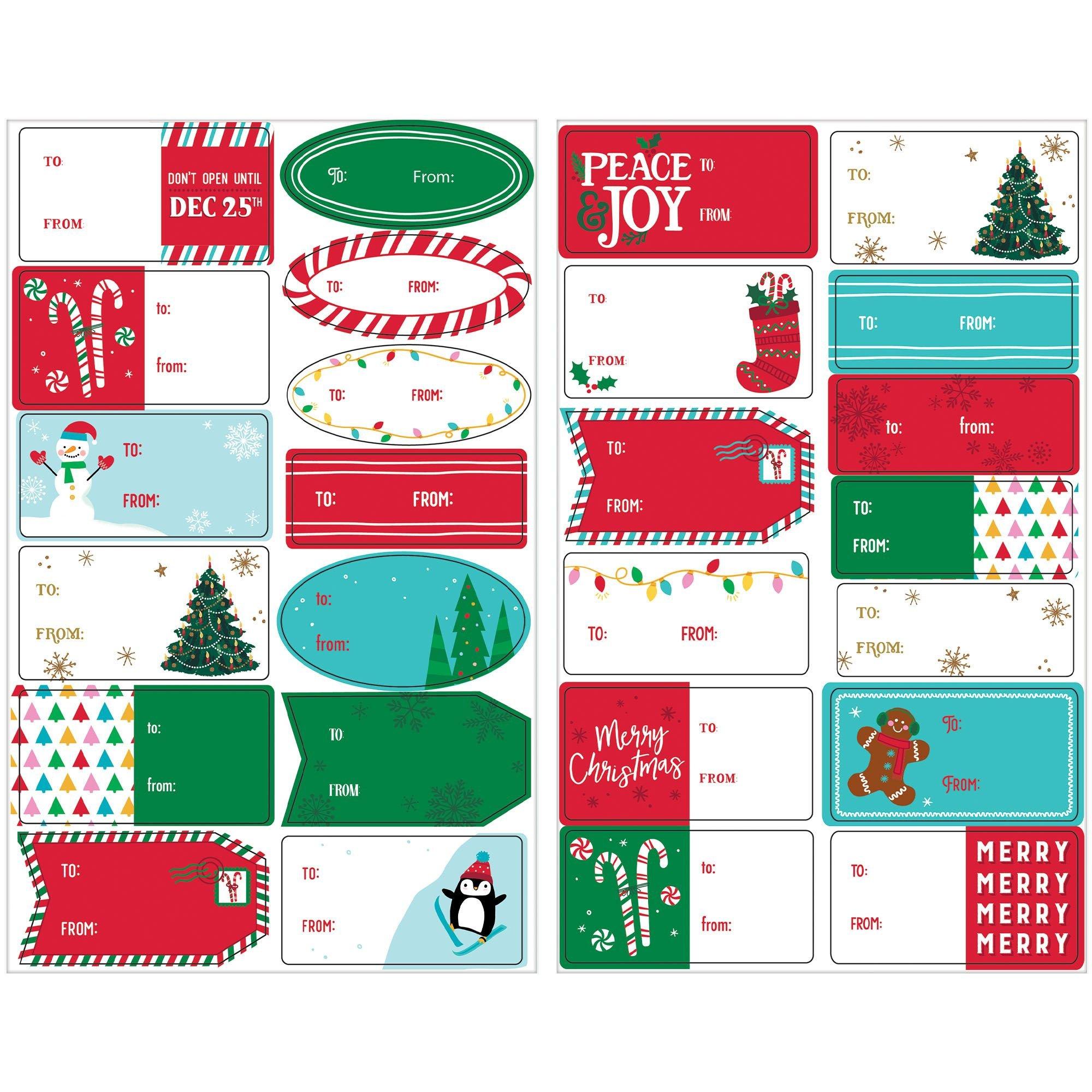Holiday Gift Tags - Set of 12 (Assorted)