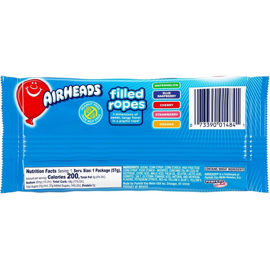 Airheads Filled Ropes Candy, 2oz - Original Fruit