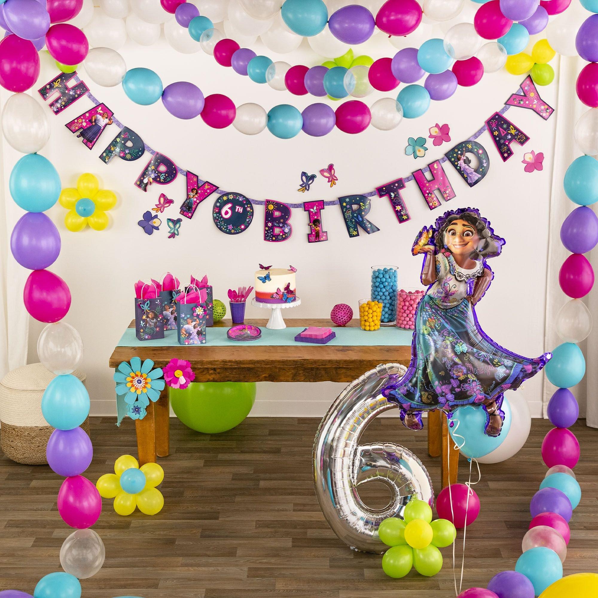  Encanto Party Supplies, 6th Encanto Birthday Party Decorations,  Encanto Party Favors Foil Balloons Set for Kids : Toys & Games