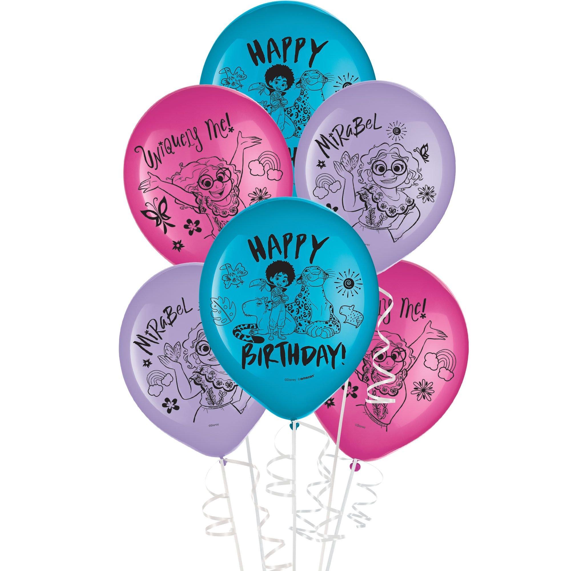 6ct, 12in, Encanto Birthday Latex Balloons